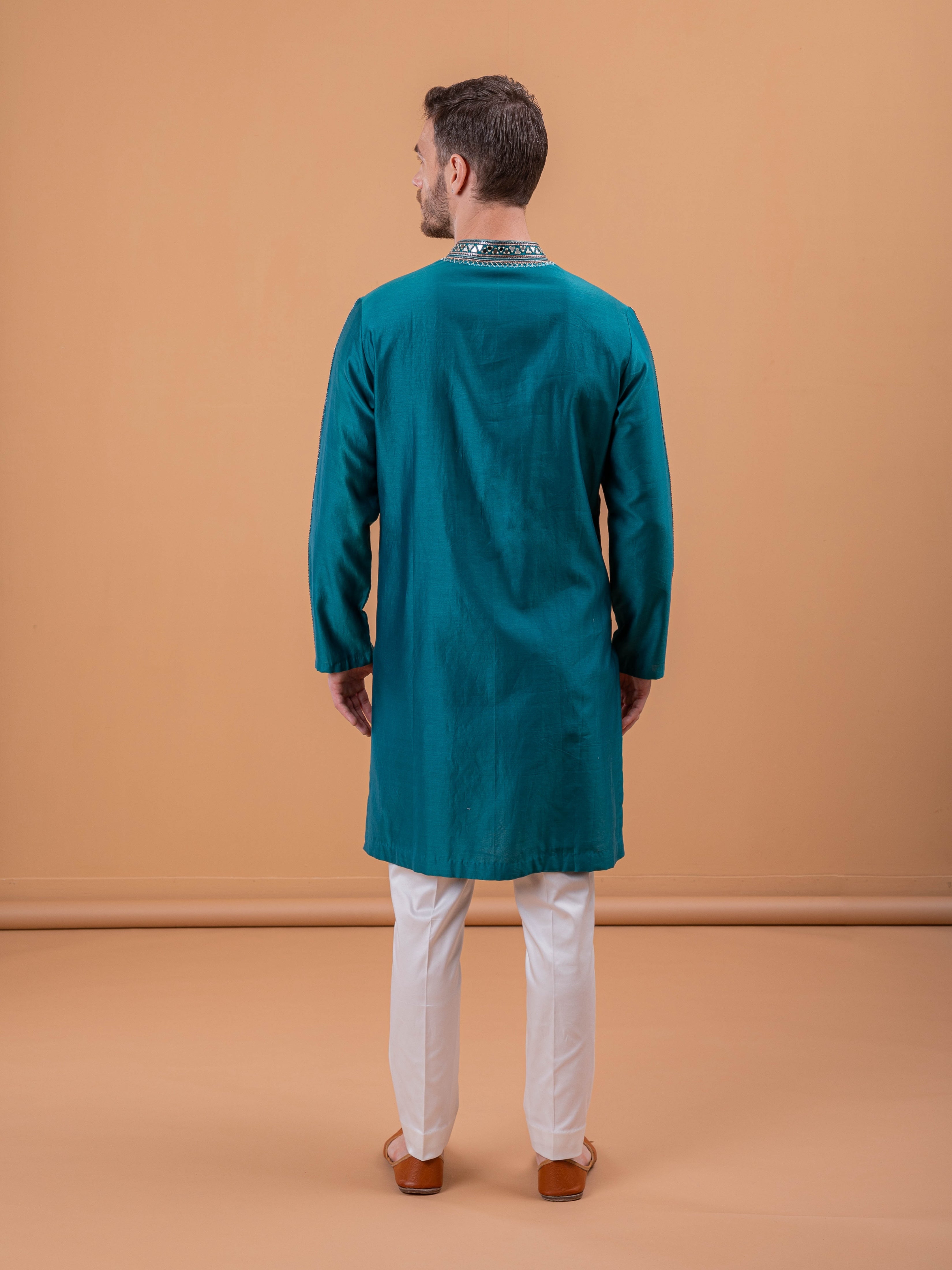 Teal Green Kurta