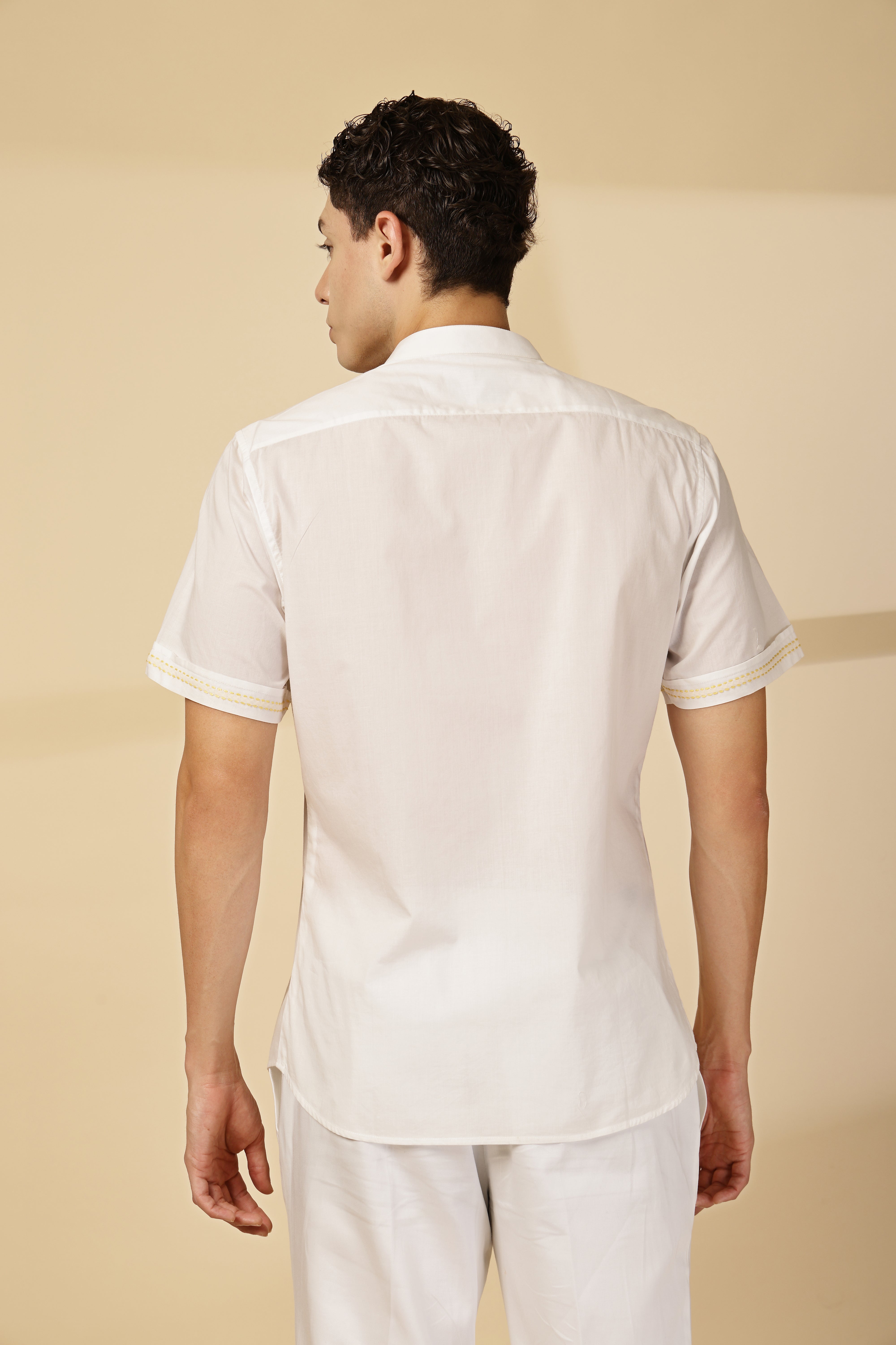 Yellow Half Sleeve Shirt