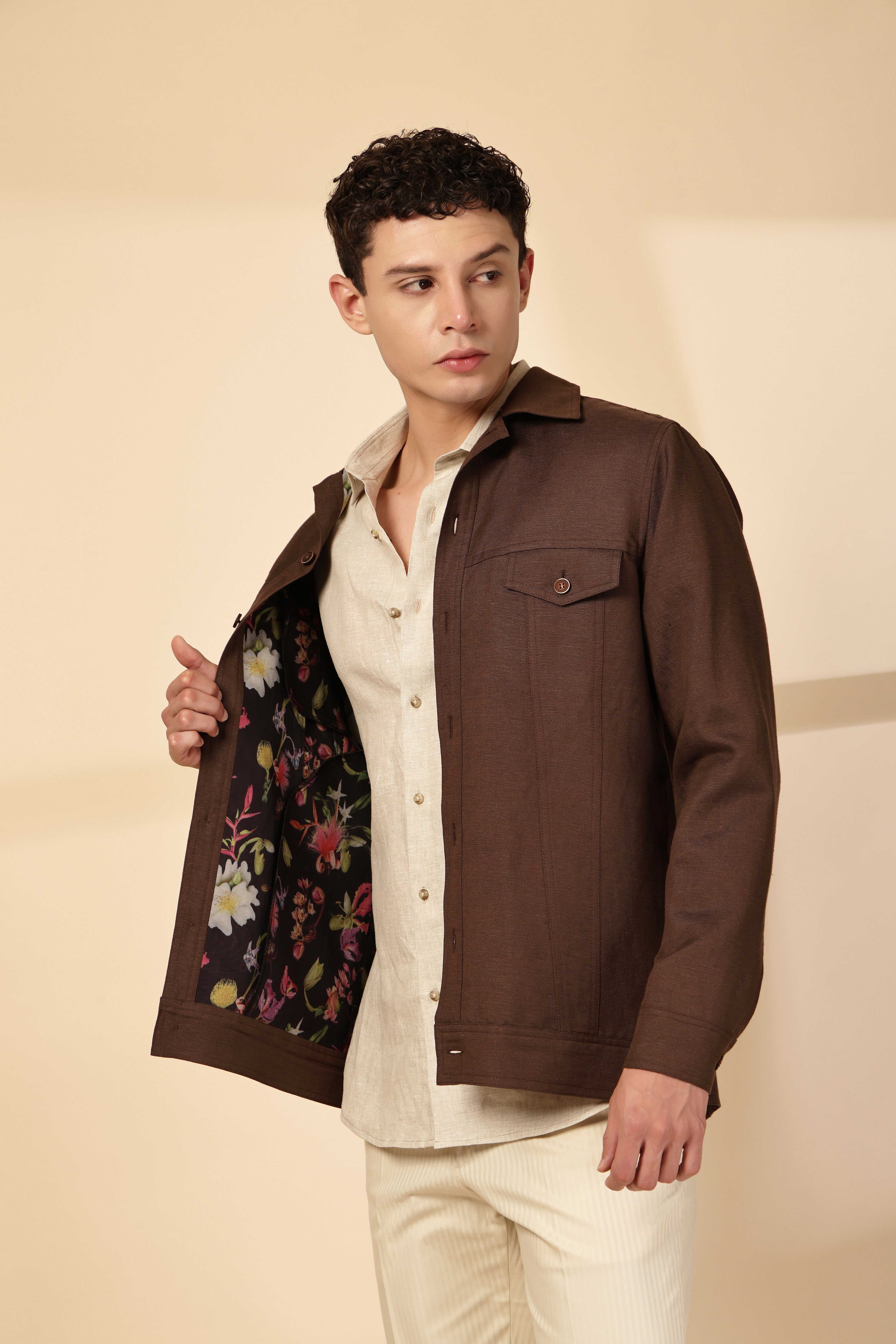 Brown Shacket