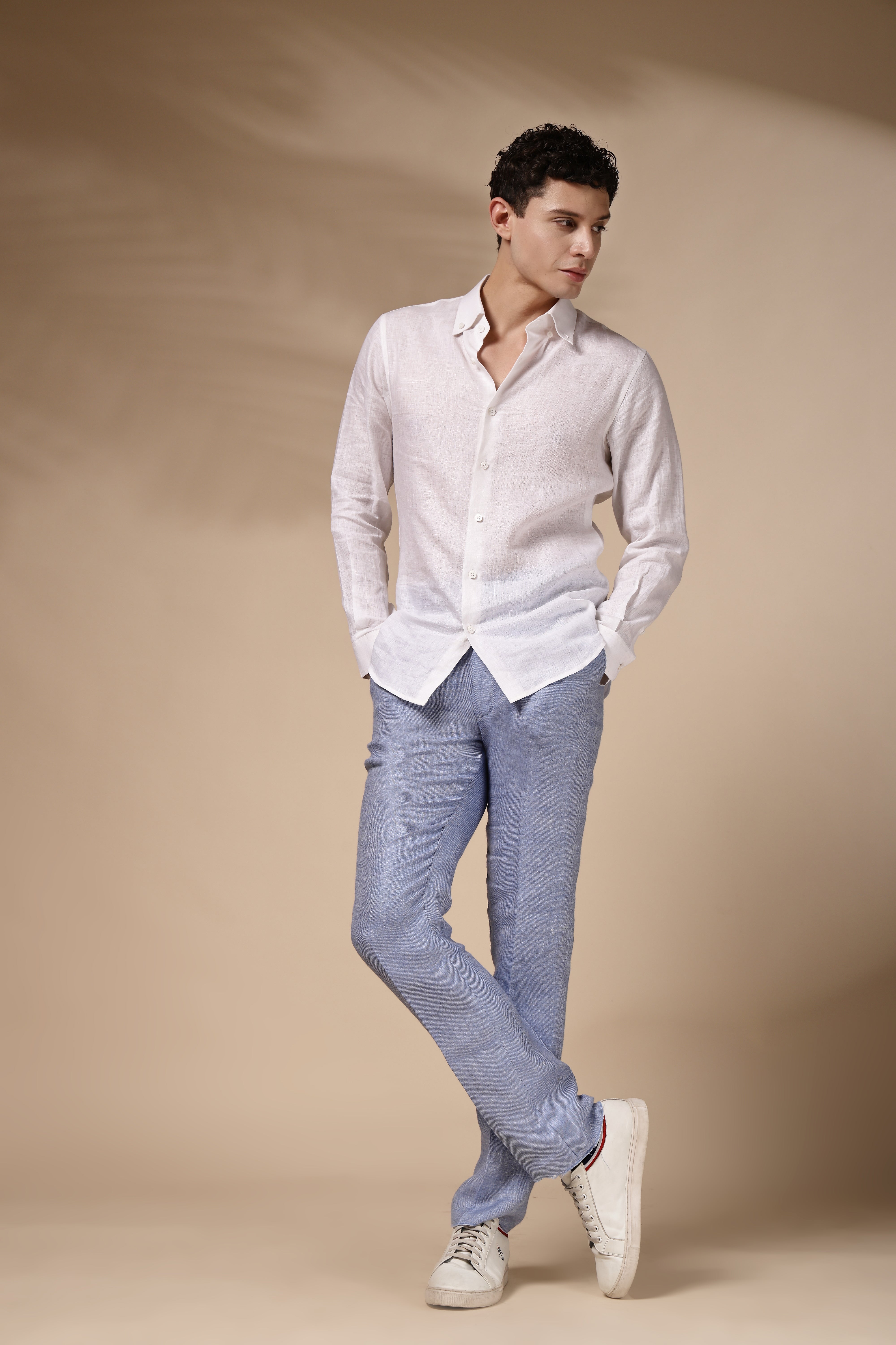 White Linen Shirt