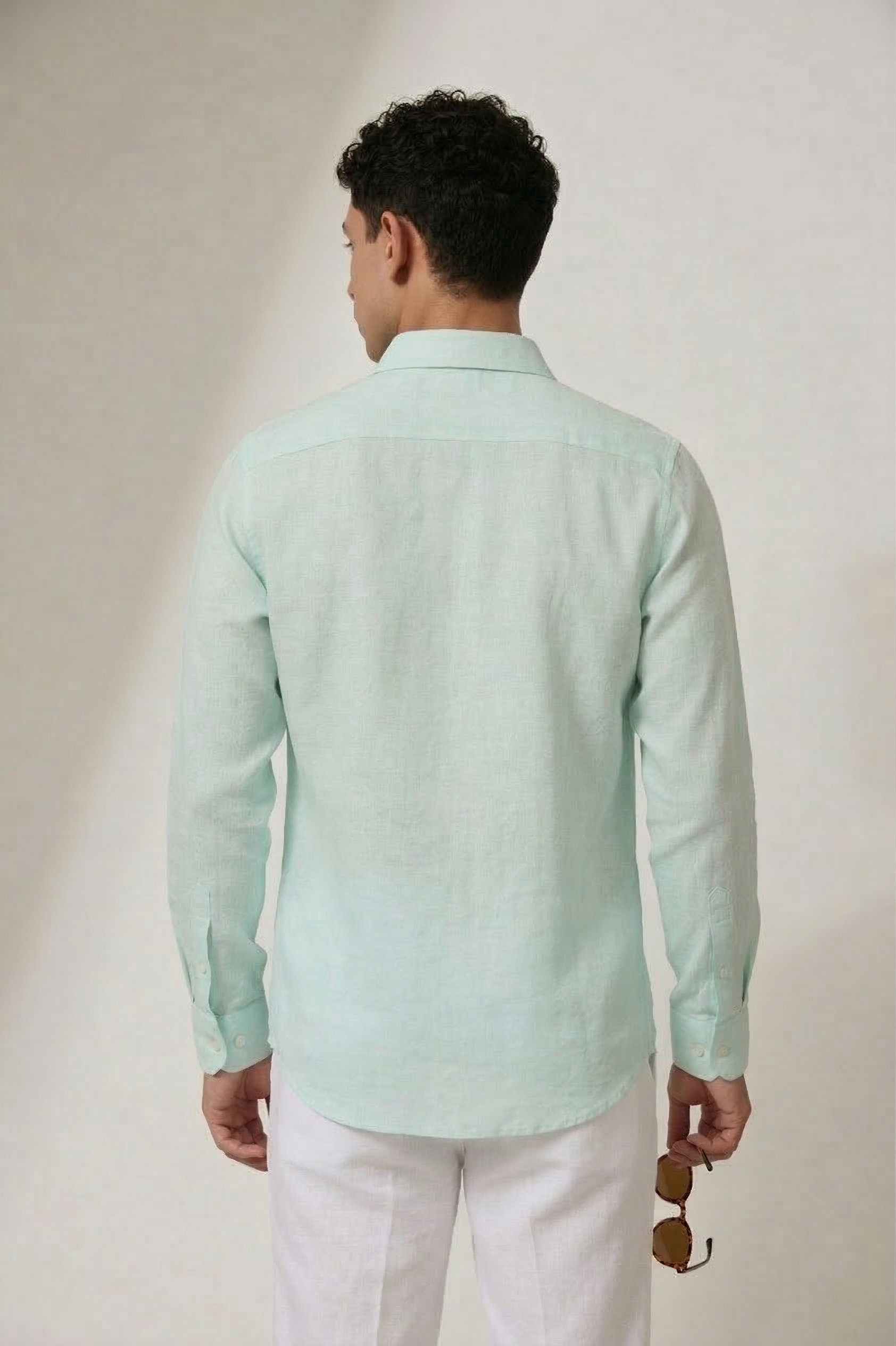 Sea Green Linen Shirt