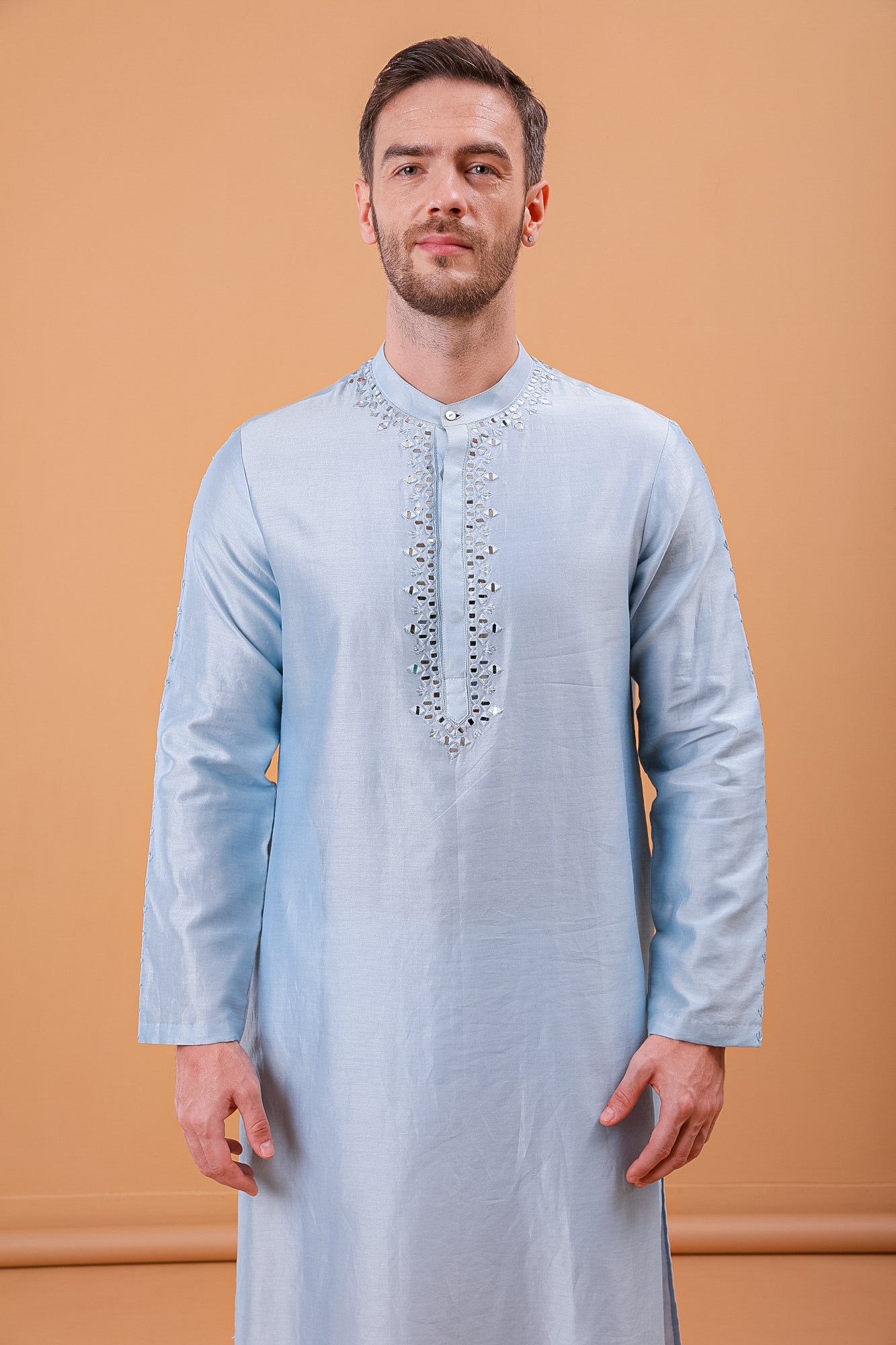 Ice Blue Kurta