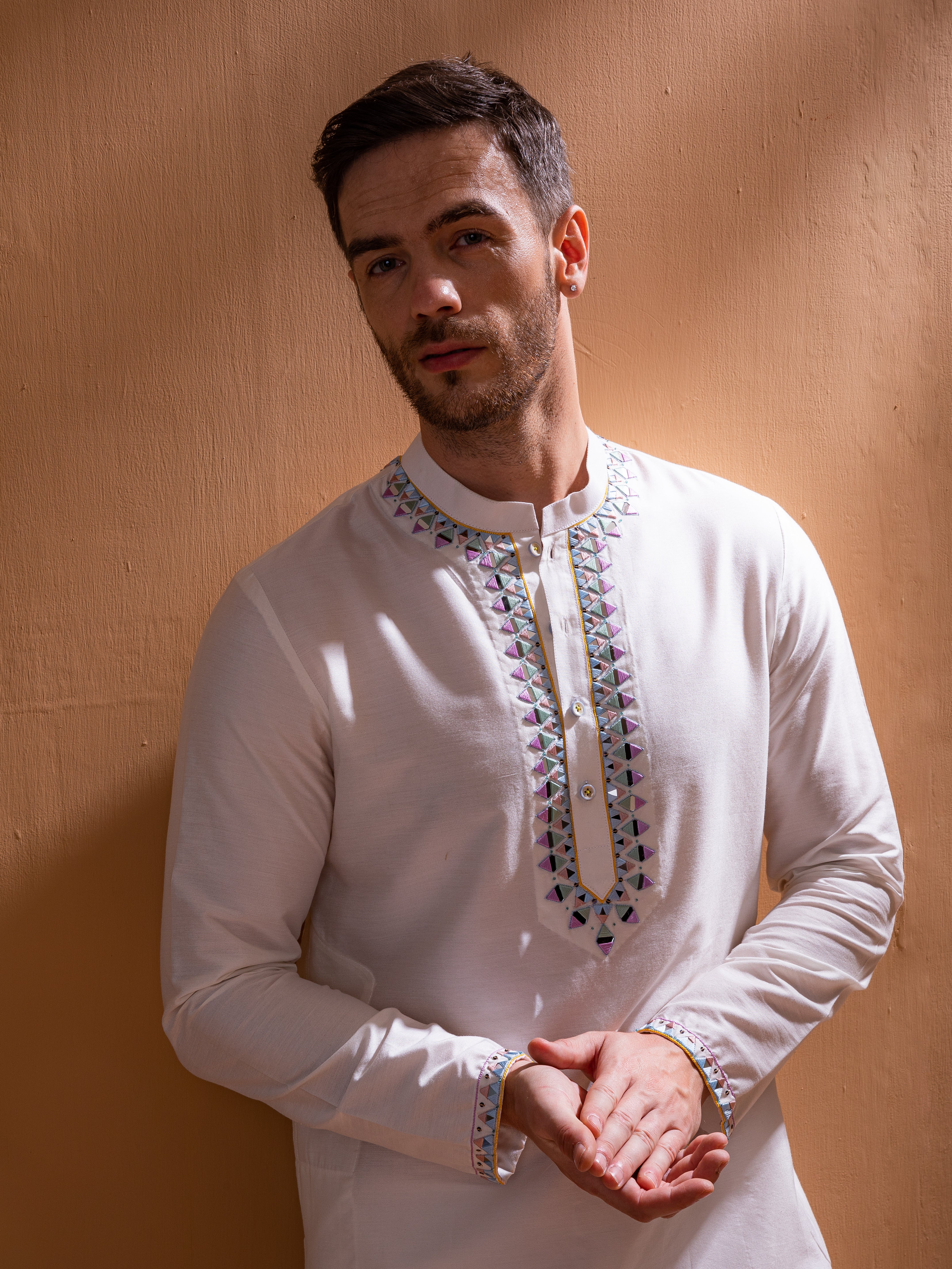 Darpan Ivory Kurta