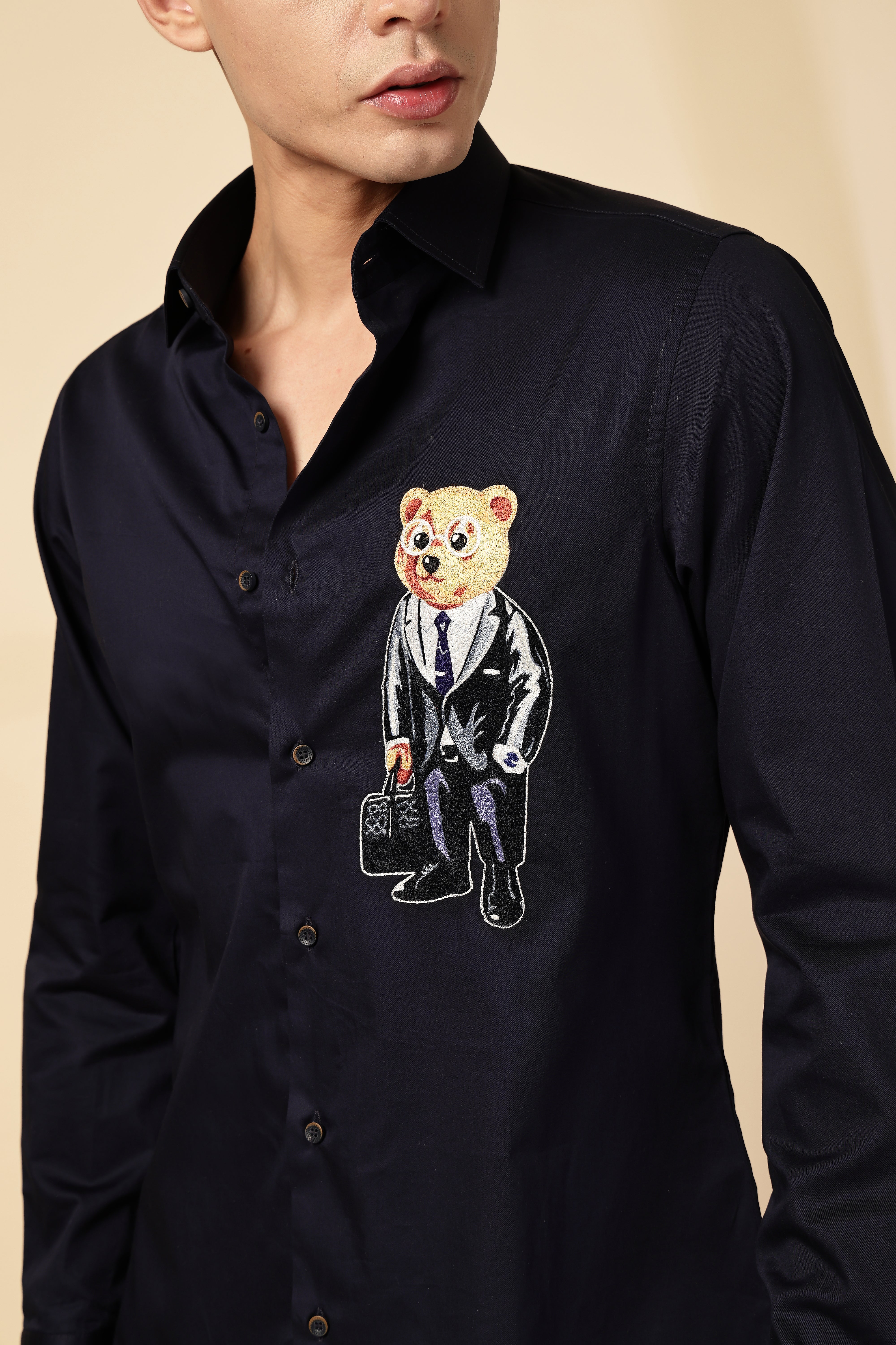 Teddy Embroidered Shirt