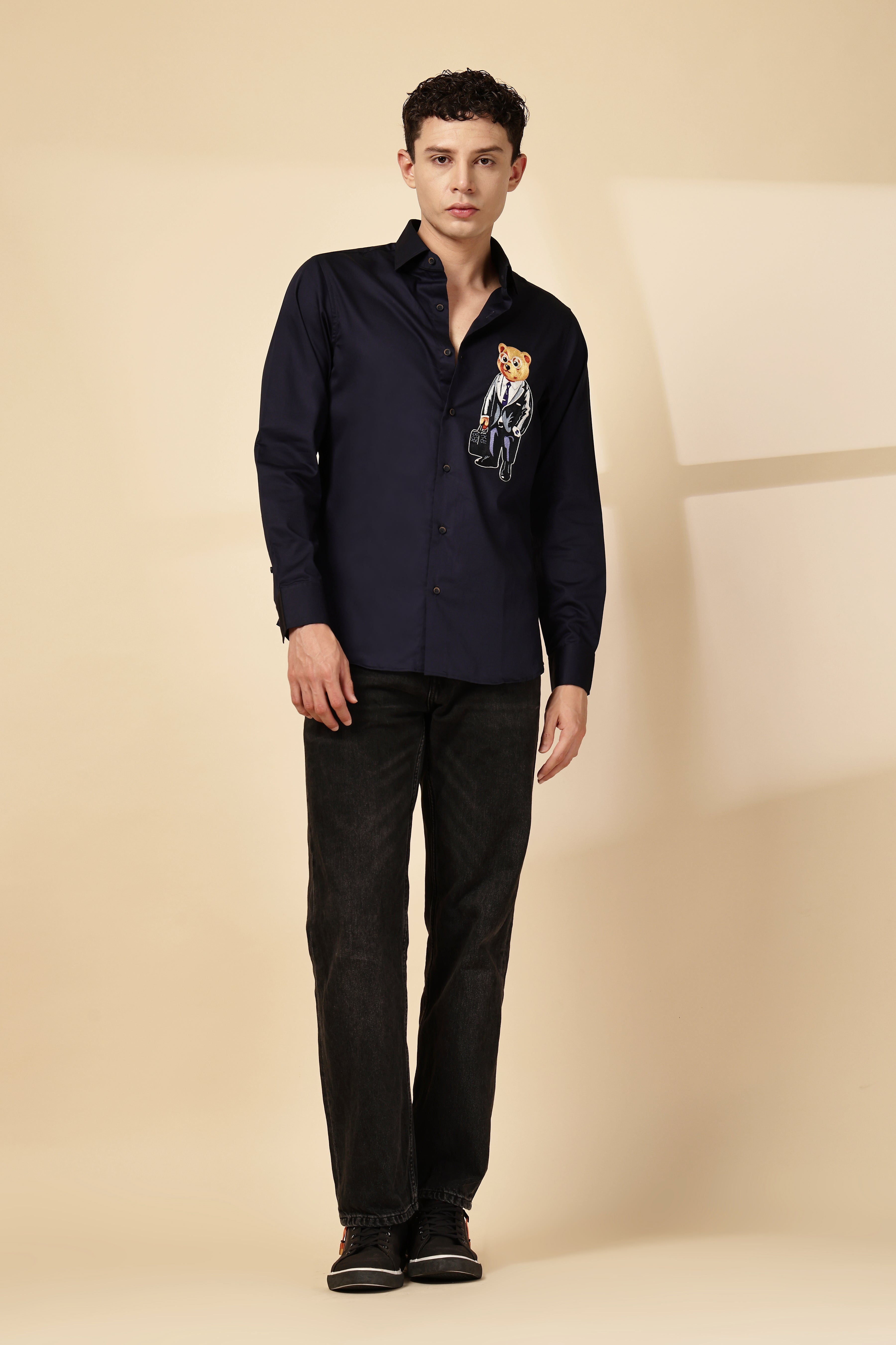 Teddy Embroidered Shirt