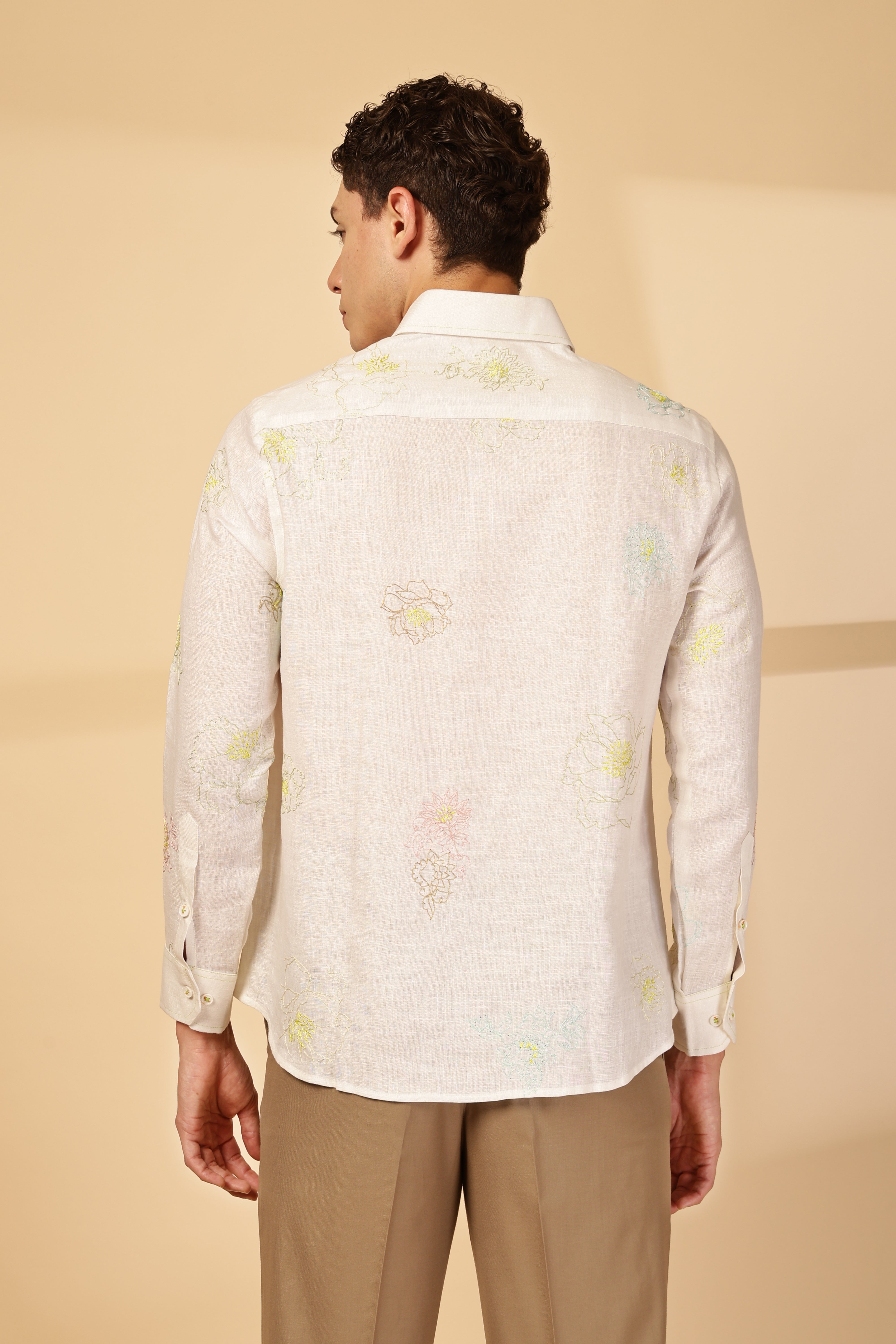 Linen Floral Shirt