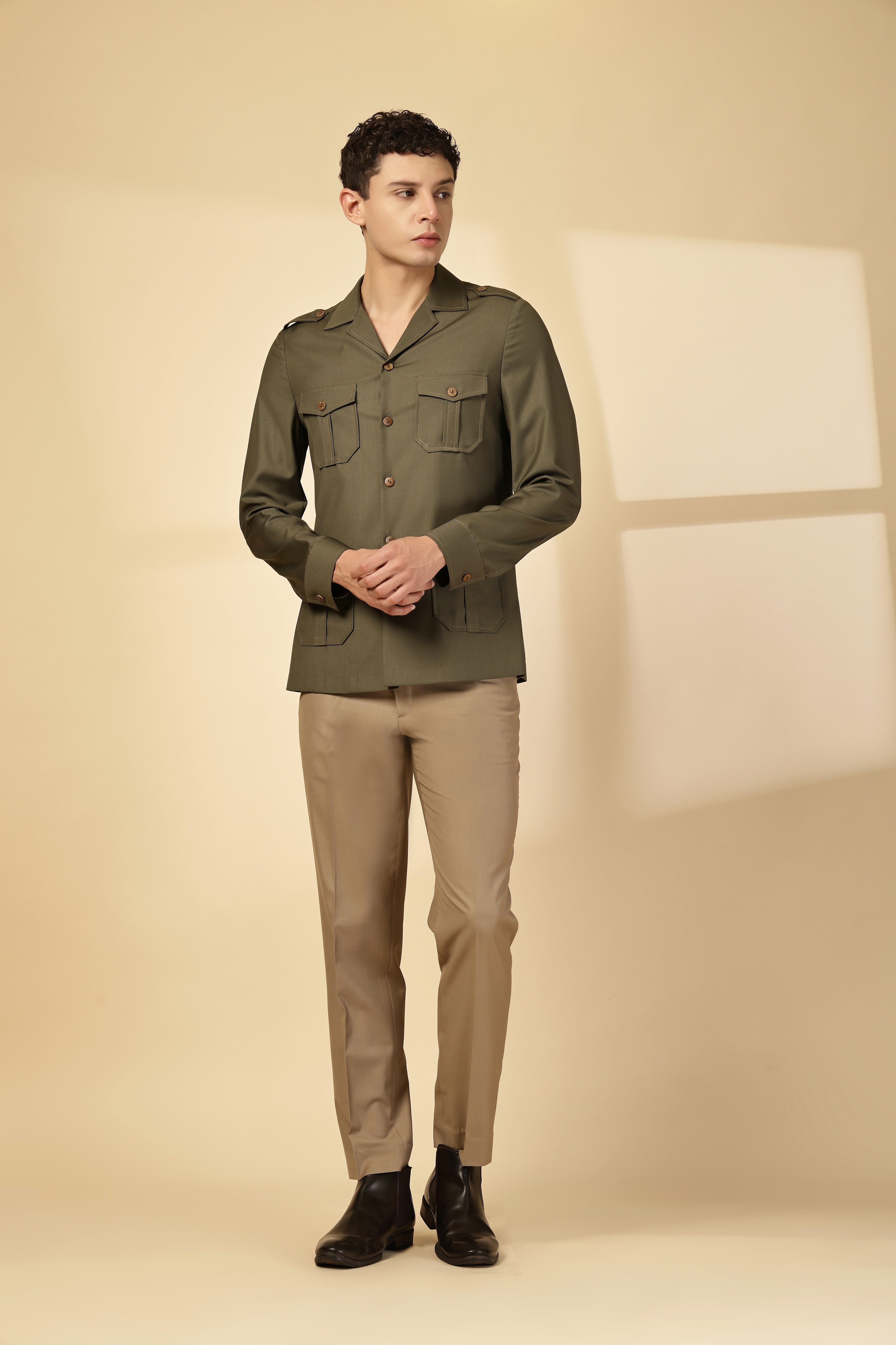 Olive Club Wear Shirt