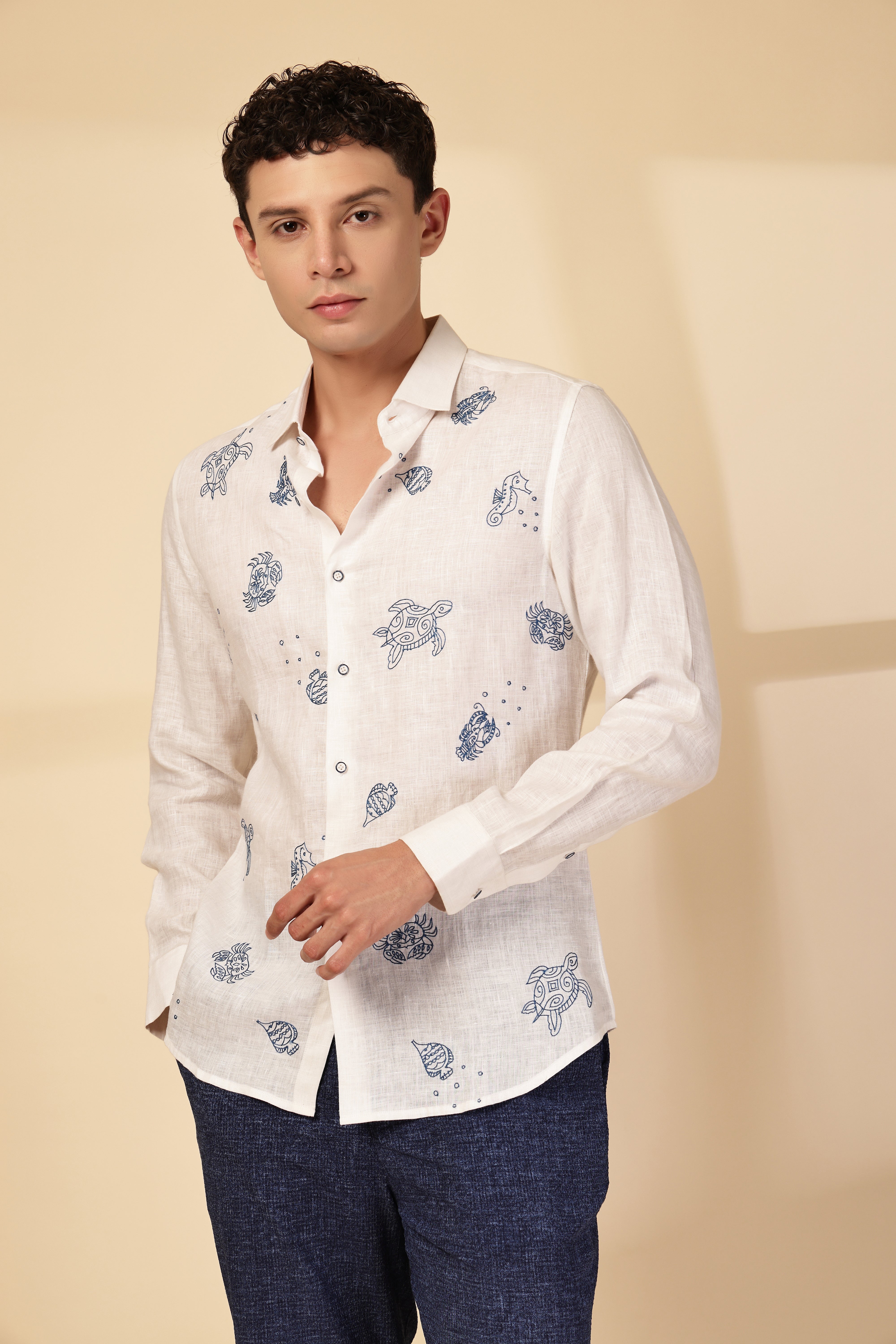 Linen Sea Urchin Shirt
