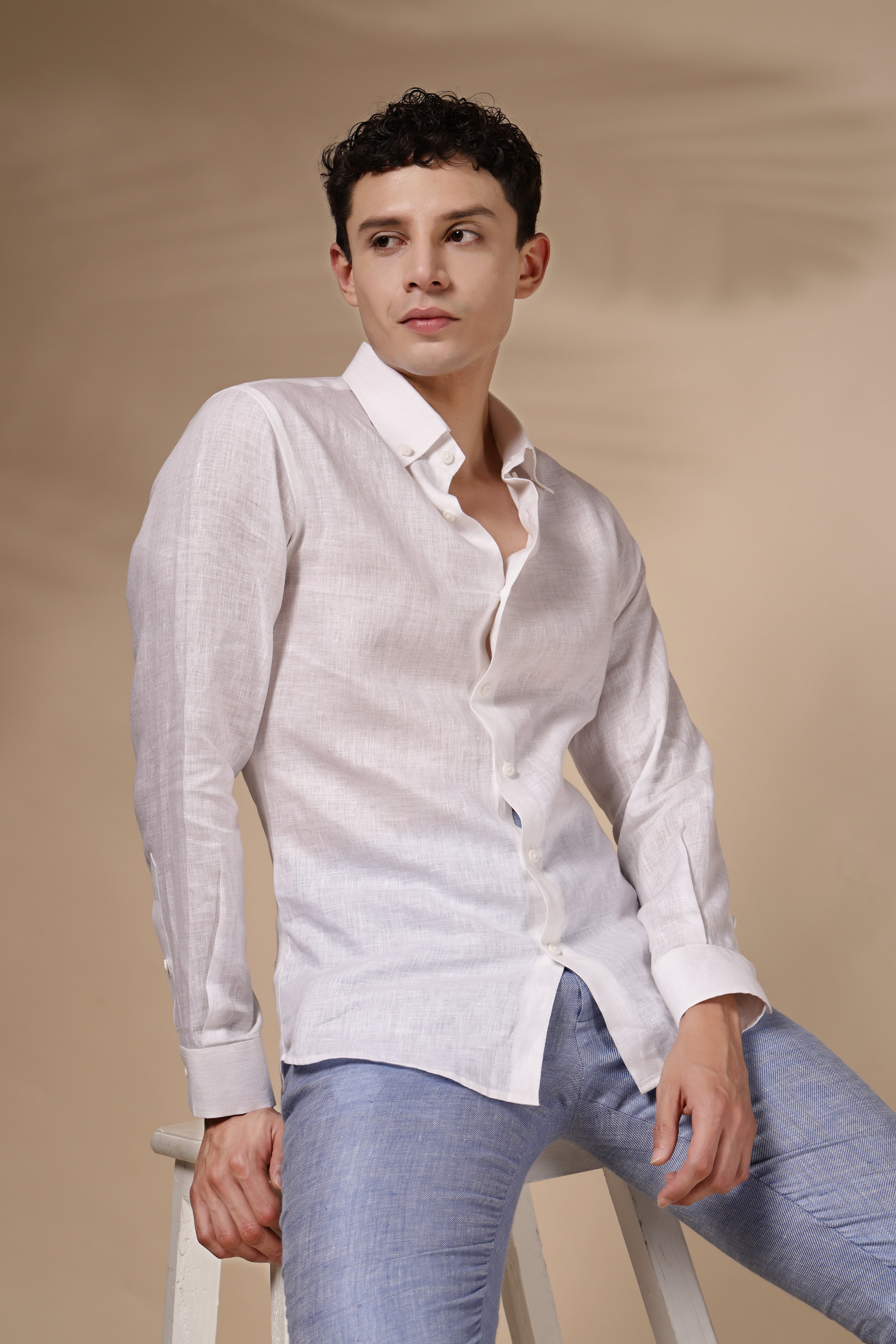 White Linen Shirt