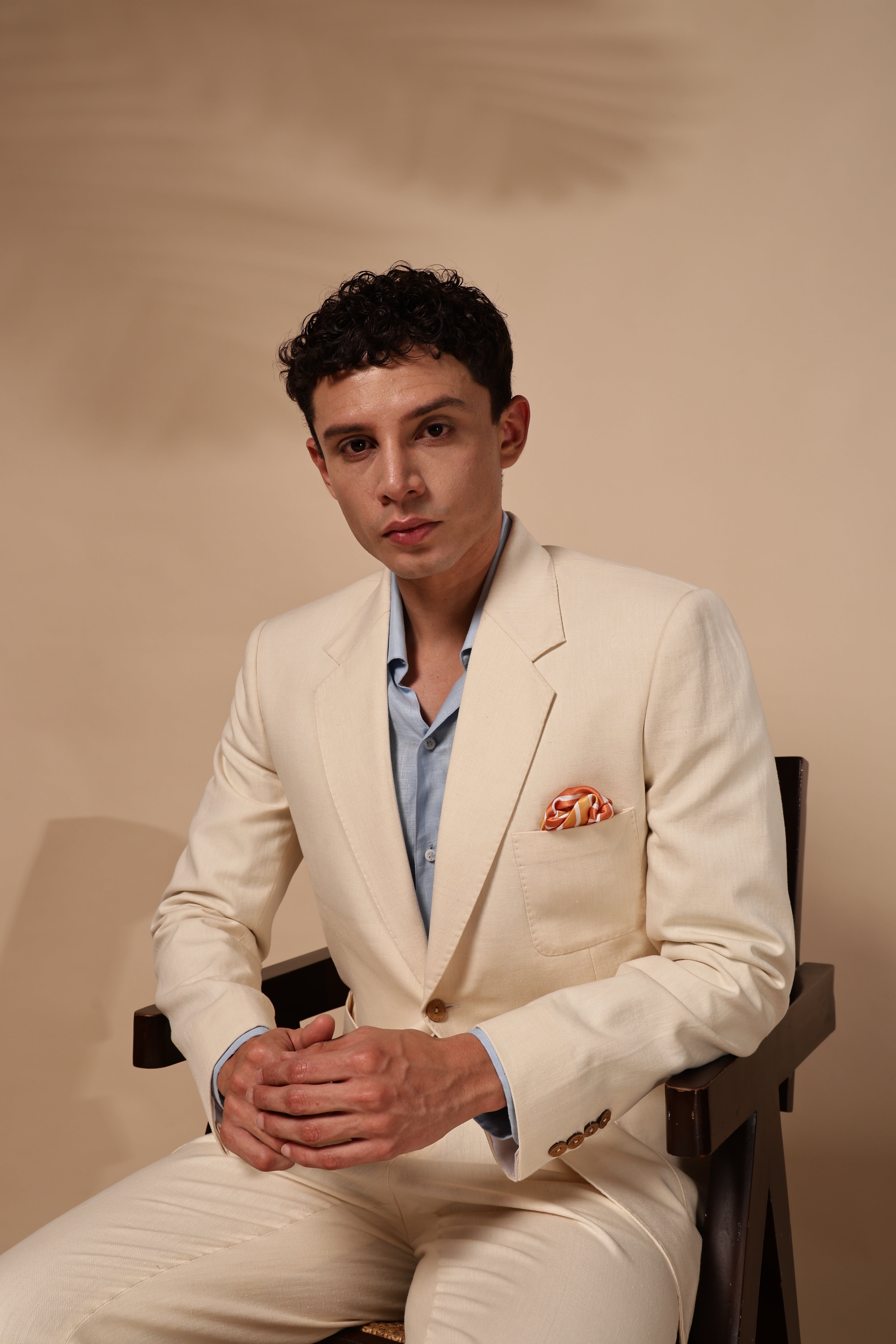 Ivory Linen Atelier Suit