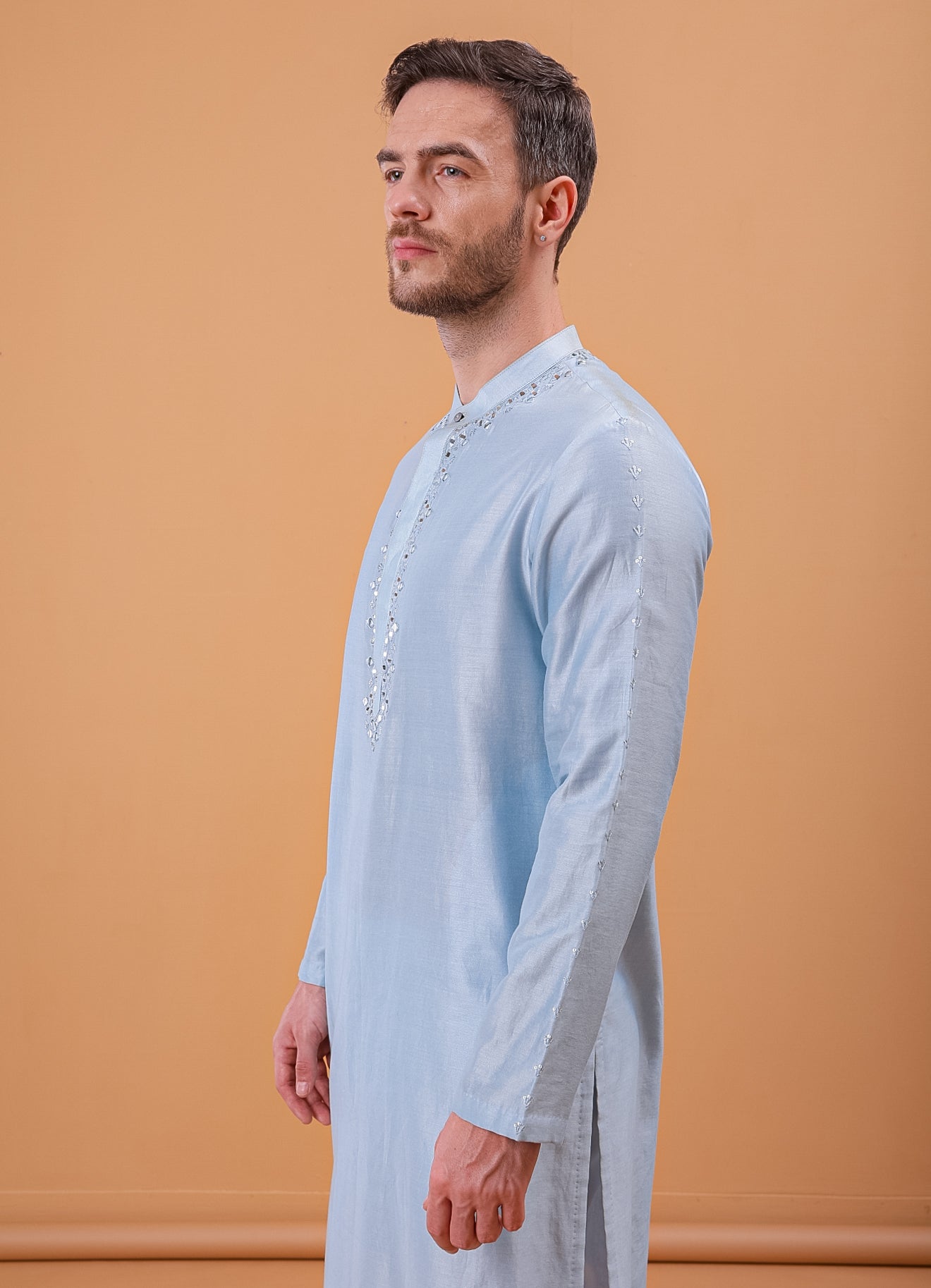 Ice Blue Kurta