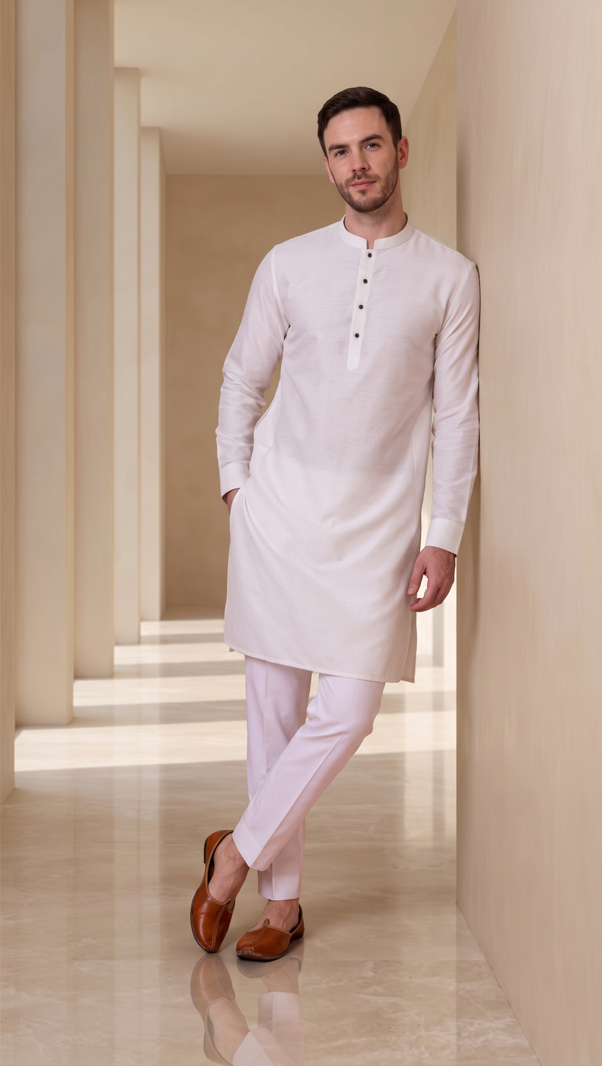 Classic Ivory Kurta